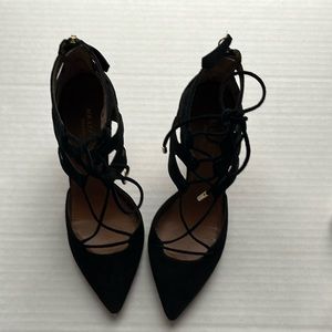Aquazzura suede pumps